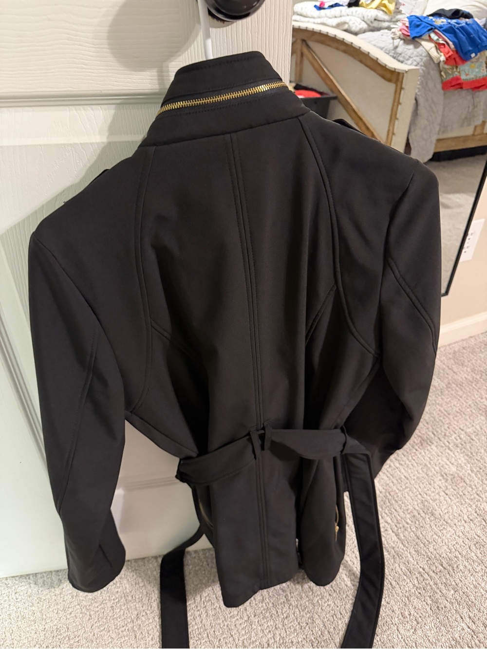 Michael Kors Black Jacket with Gold Hardware - Picture 2 of 2